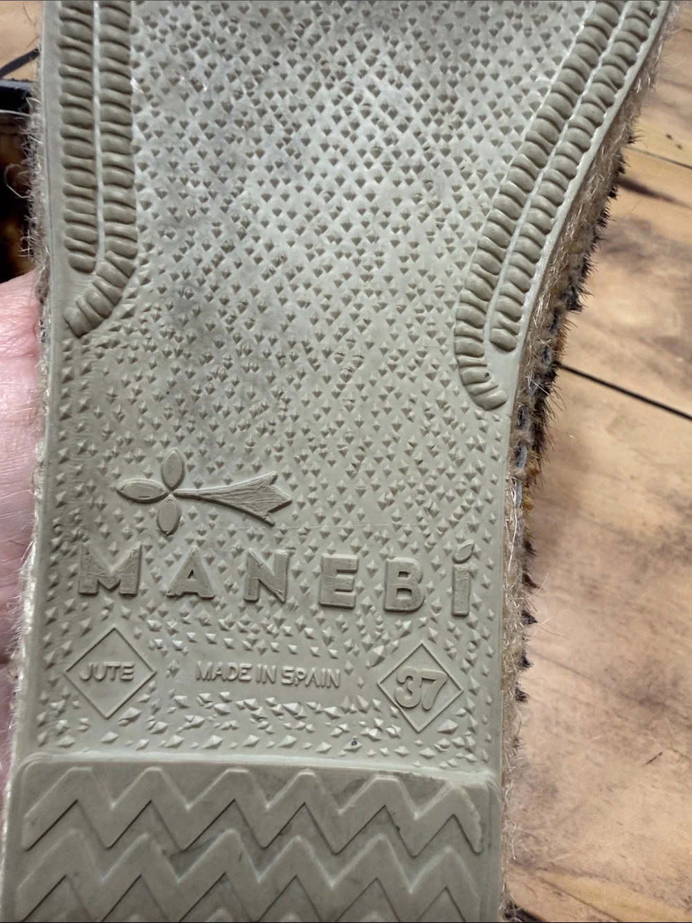 MANEBI Serengeti Calf Hair Double Sole Espadrilles Leopard Print